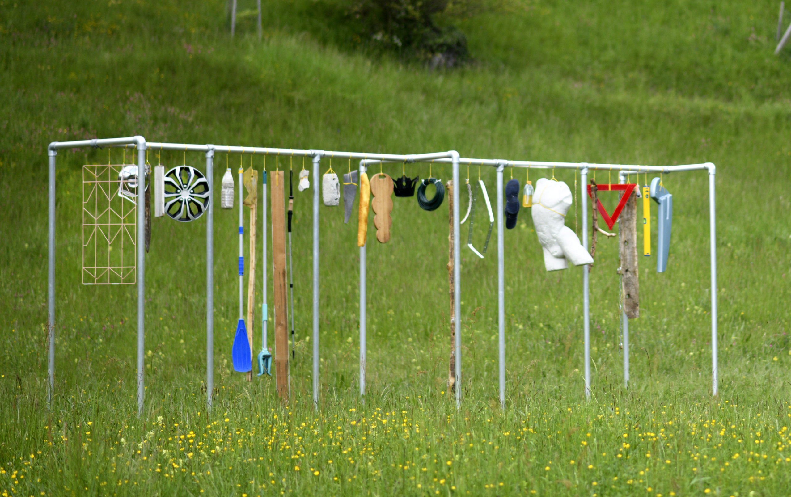 Le parc bellerin qui expose Bex et Arts. Photo : Chantal Dervey – 24 heures